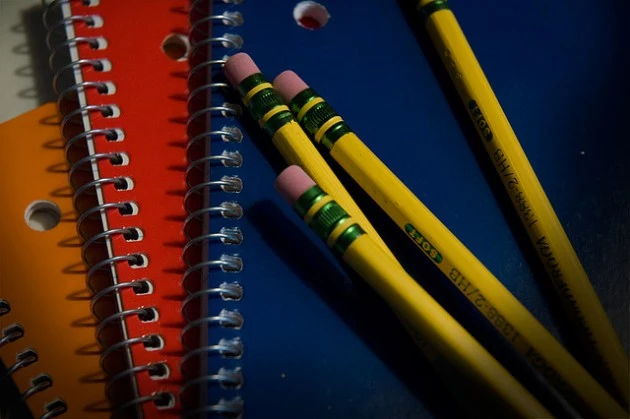 school supplies - flickr Claudia Snell
